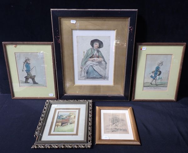 A COLLECTION 19TH CENTURY COLOURED PRINTS