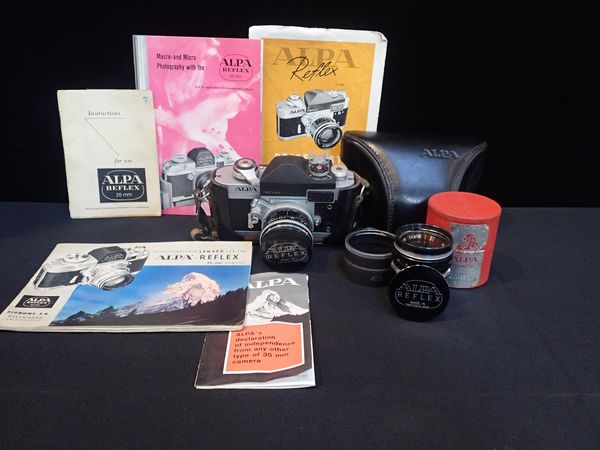 AN ALPA REFLEX SLR CAMERA