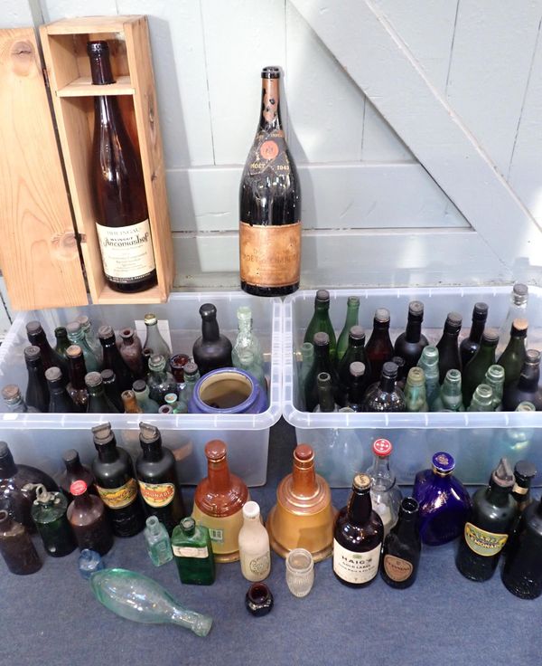 A COLLECTION OF  OLD BOTTLES