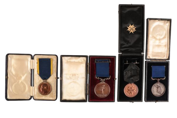 A POIGNANT EDWARD MEDAL SECOND CLASS FOR MINES GROUP TO WILLIAM MARKLAND