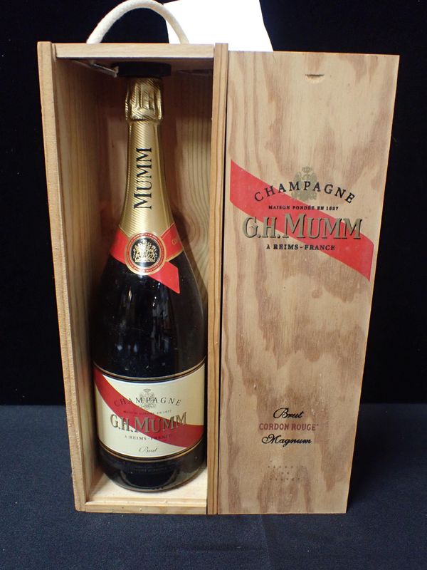 A MAGNUM OF G H MUMM CHAMPAGNE