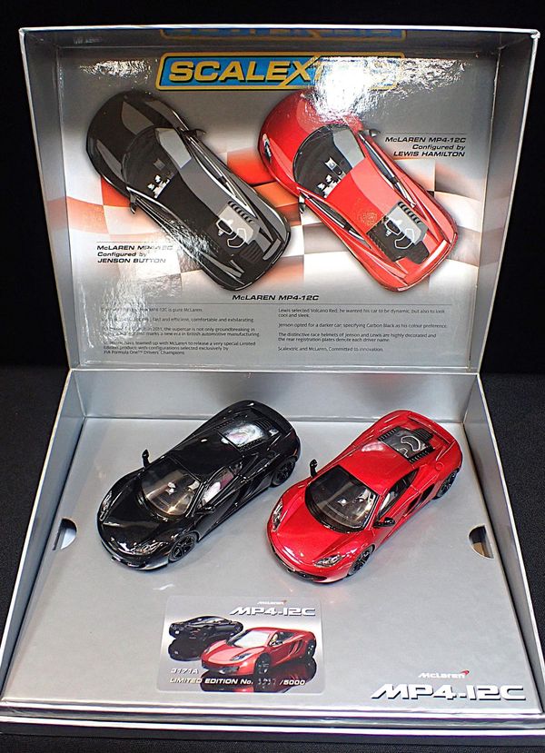 SCALEXTRIC 'McLAREN MP4 - 12C' TWIN SET