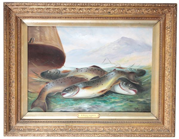 R. HENRY JERMAIN (19TH/20TH CENTURY) A study of caught fish