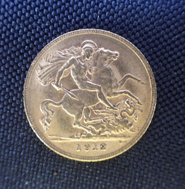 1912 HALF SOVEREIGN