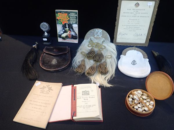 A GORDON HIGHLANDERS SPORRAN