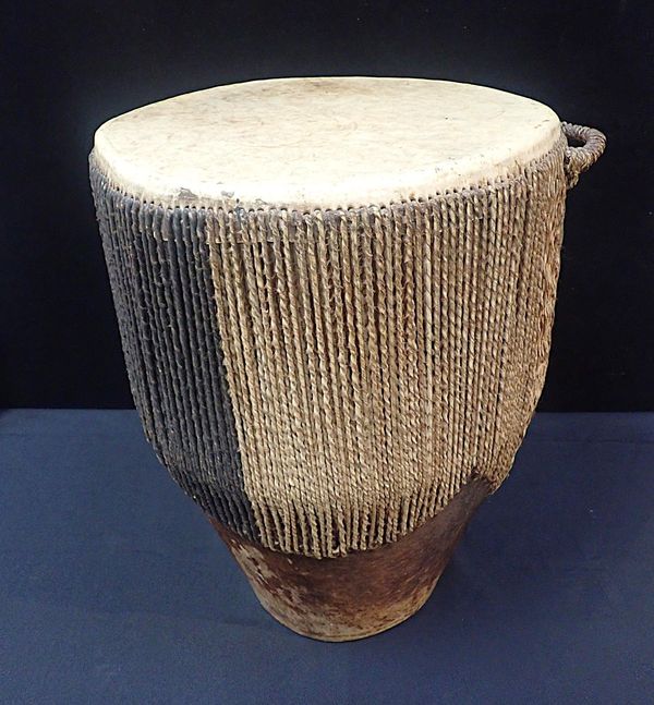AN AFRICAN SKIN DRUM