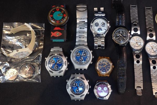 QUANTITY OF SWATCH WATCHES