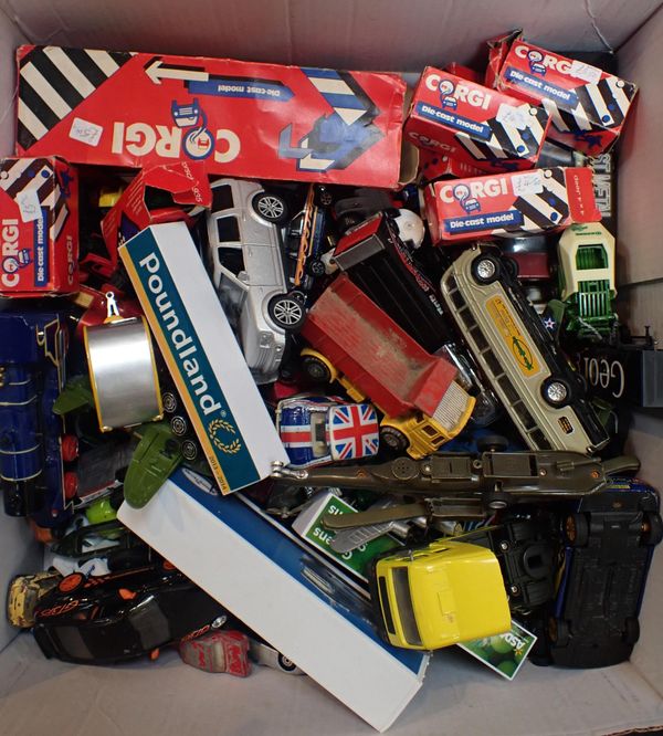 A QUANTITY OF DIECAST TOYS