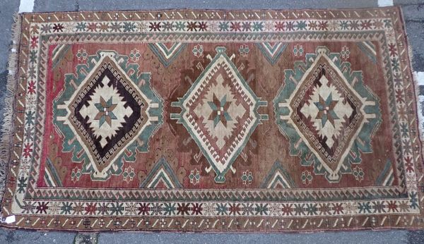 A 20TH CENTURY KAZAK RUG