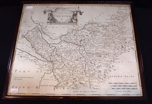 ROBERT MORDEN: AN ANTIQUARIAN MAP; THE COUNTY PALATINE OF CHESTER