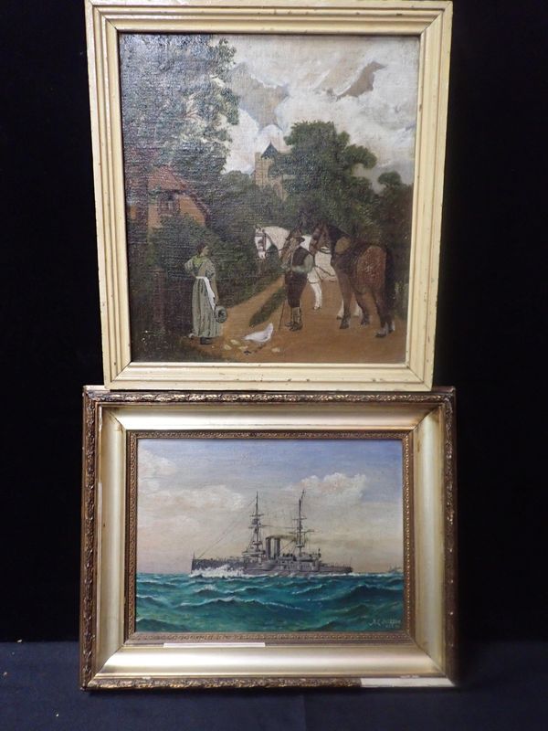 A.E. JACKSON: BATTLESHIP AT SEA