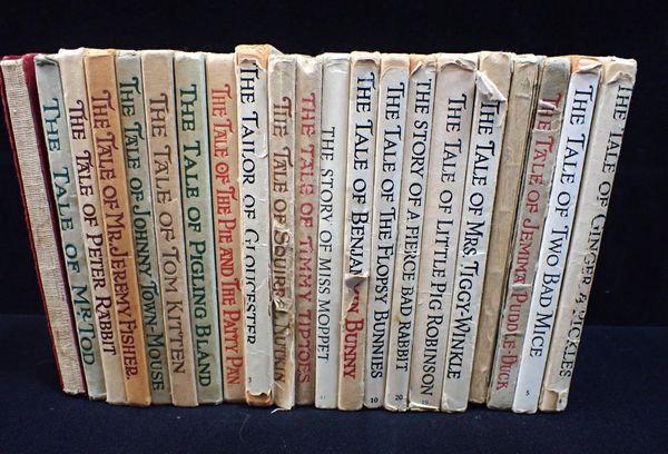 A COLLECTION OF BEATRIX POTTER BOOKS