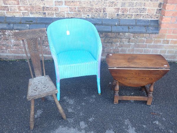 BENSETTER, TOTNES: A CELTIC/ARTS & CRAFTS STYLE SPINNING CHAIR