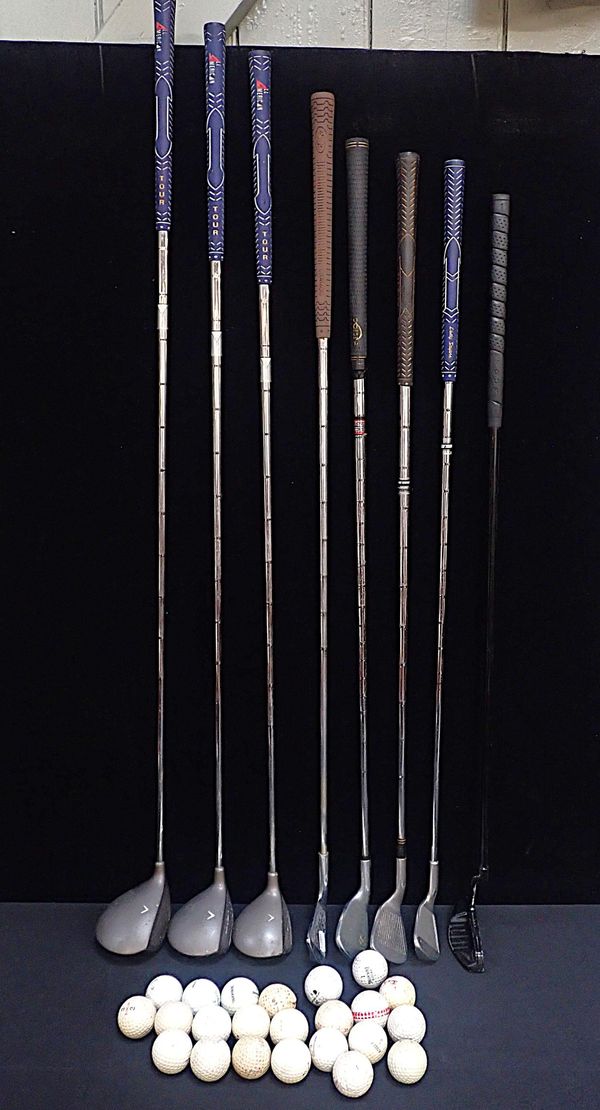 GOLF CLUBS; A SET OF 'CYPRESS POINT' WOODS