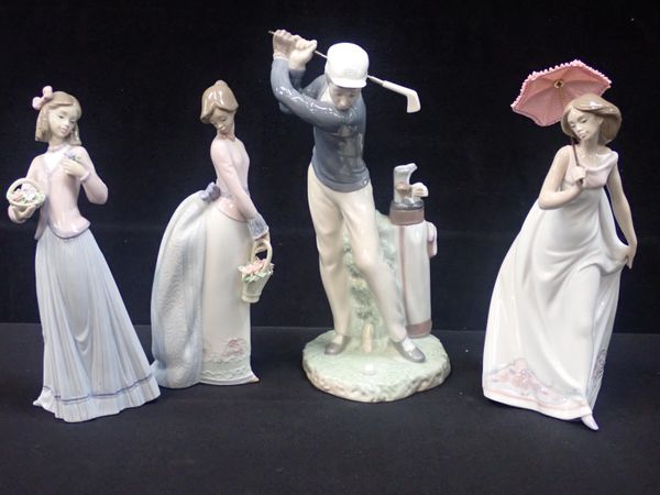 LLADRO: GOLFER FIGURE 4824