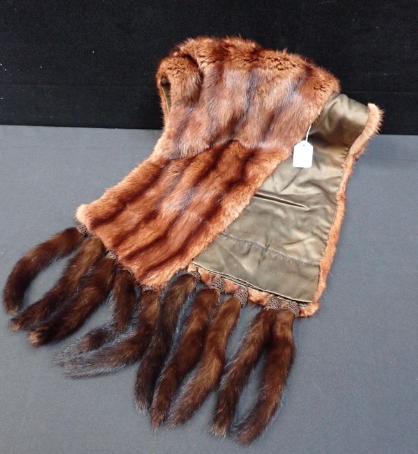 A MINK FUR STOLE