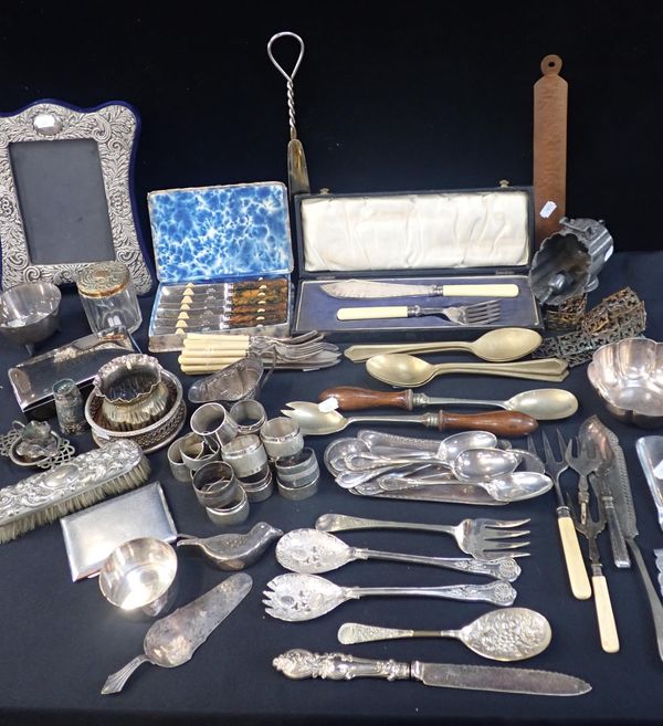 A QUANTITY OF SILVER PLATED WARE