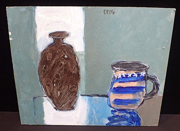 DAVID PEARCE: STUDY OF A VASE AND A JUG