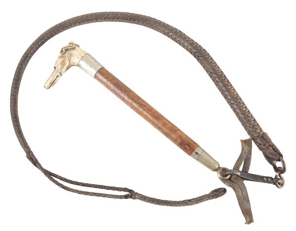 AN EDWARDIAN BEAGLE WHIP