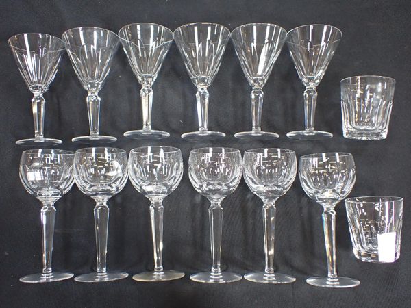 SIX WATERFORD CRYSTAL 'SHIELA' HOCK GLASSES