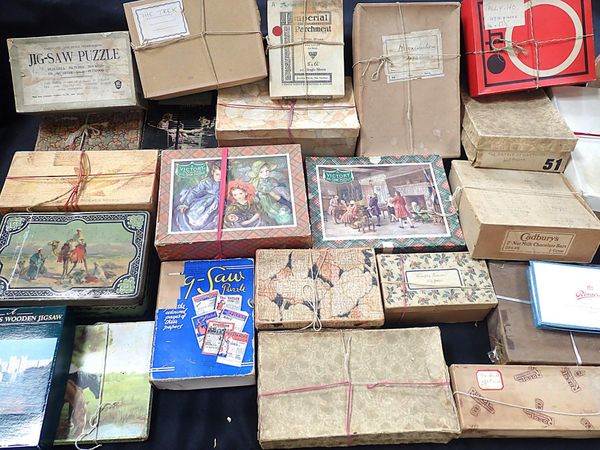 A COLLECTION OF JIG-SAW PUZZLES, MOSTLY 1930s