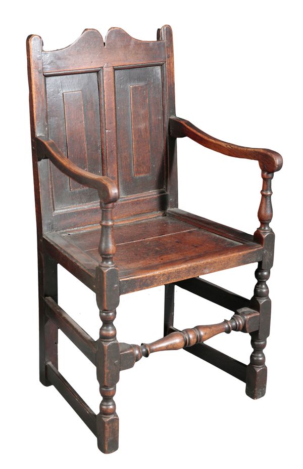 AN OAK CHILD’S ARMCHAIR