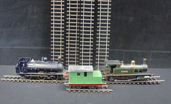 THREE ELECTRIC 0 GAUGE LOCOMOTIVES SDJR, BR COLOUR GREEN