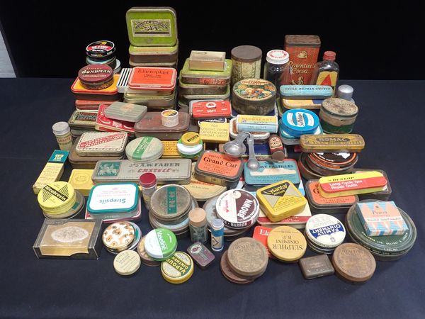 A COLLECTION OF VINTAGE TINS