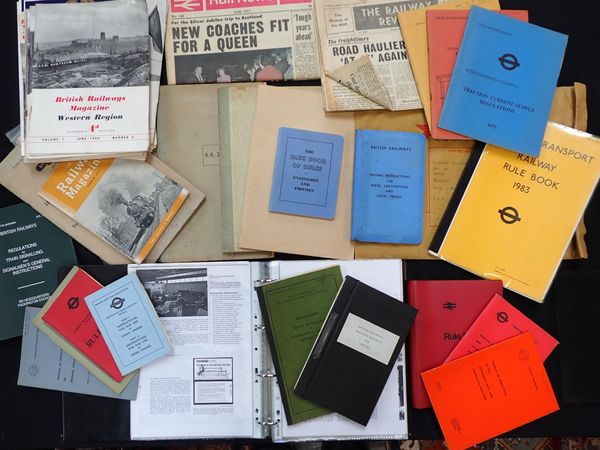 A COLLECTION OF RAILWAY EPHEMERA