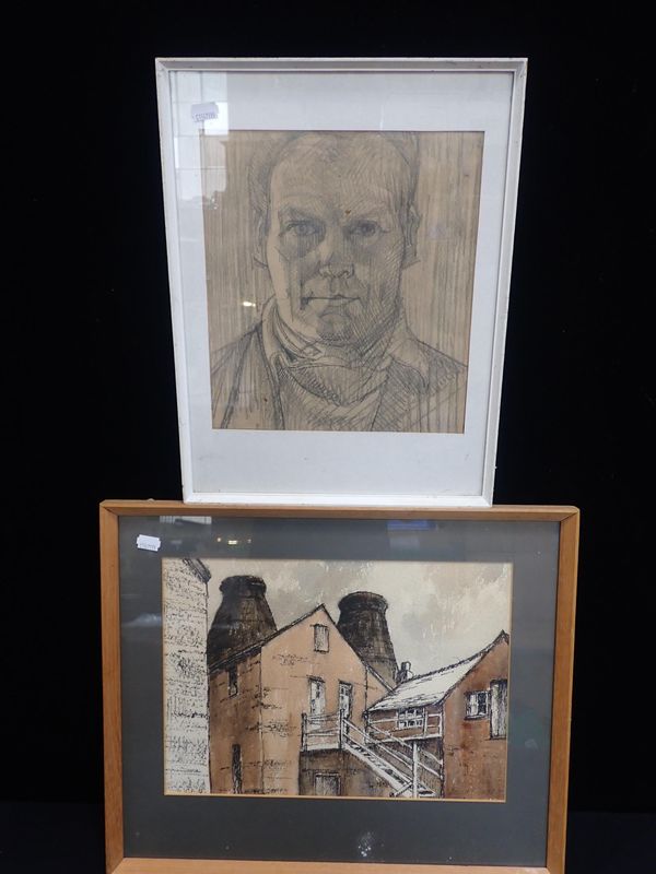 FRANK CLARKE (1938-2022): SELF PORTRAIT