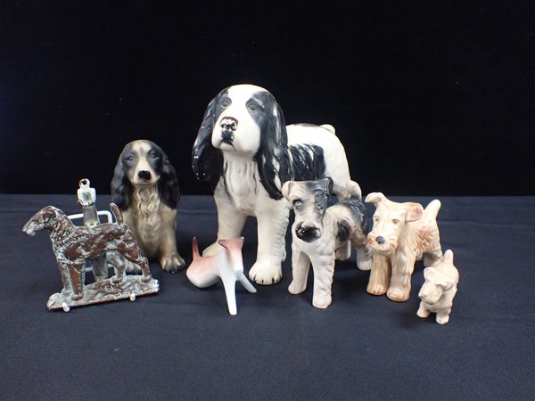 A COLLECTION OF SYLVAC AND OTHER DOGS