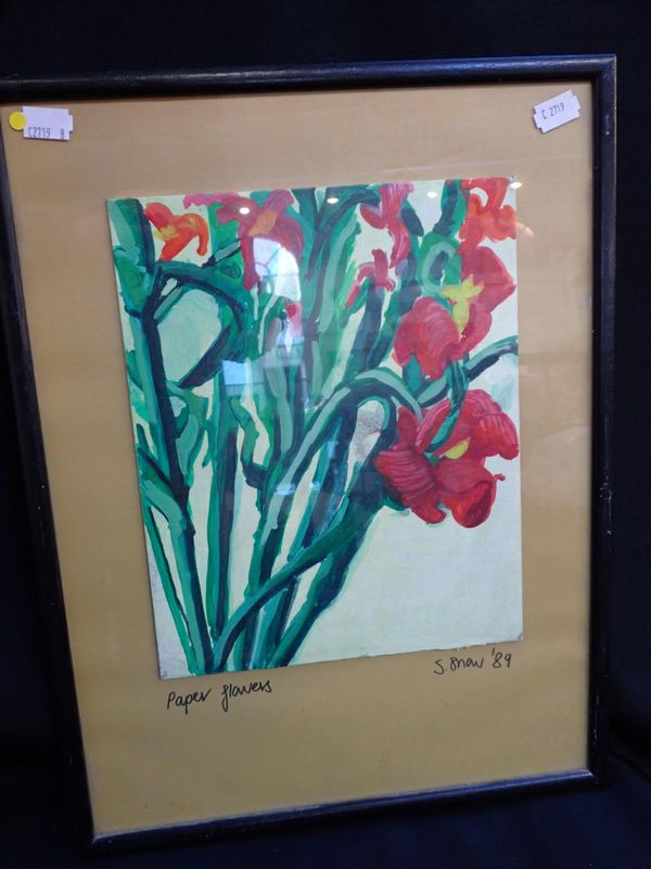 G (or S) SNOW: 'PAPER FLOWERS'