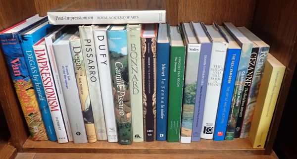 A COLLECTION OF ARTIST MONOGRAPHS; CEZANNE, PISSARRO