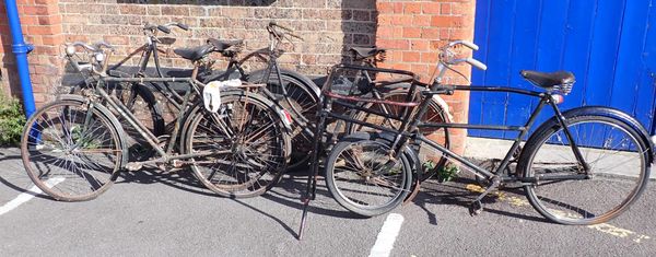 FOUR VINTAGE BICYCLES