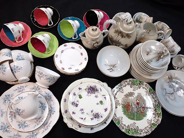 A QUANTITY OF TEA WARE