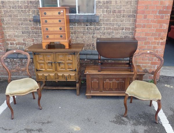 A QUANTITY OF SMALL FURNITURE