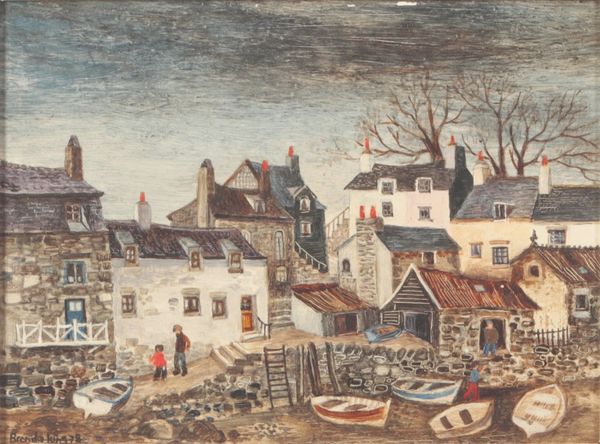 *BRENDA KING (1934-2011) 'Low Tide, Polperro'