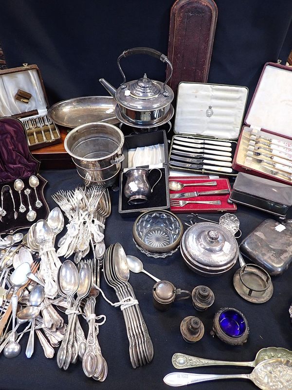 A NEAR EASTERN WHITE METAL LIDDED BOX