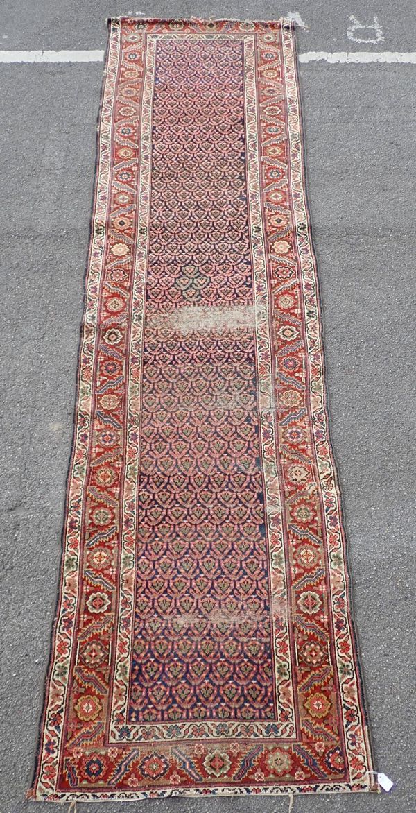 AN OLD NORTH-WEST PERSIAN COUNTRY HOUSE RUNNER