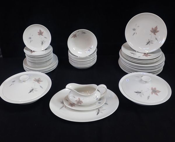 ROYAL DOULTON TUMBLING LEAVES PART DINER SERVICE