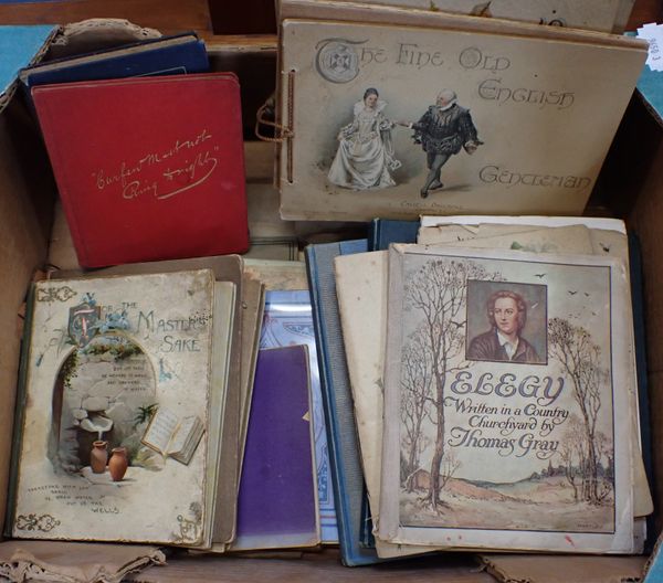 A QUANTITY OF VICTORIAN AND LATER CHILDRENS' BOOKS