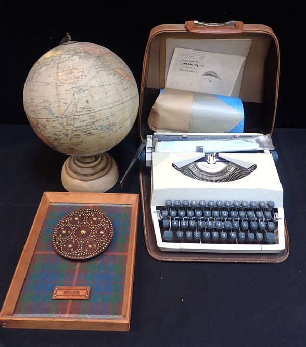 A GEOGRAPHIA 10 INCH TERRESTRIAL GLOBE