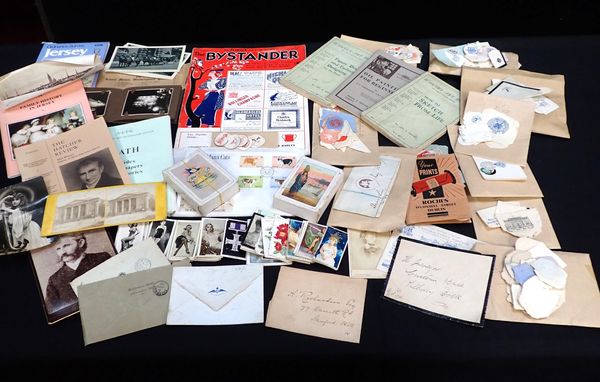 A QUANTITY OF EPHEMERA