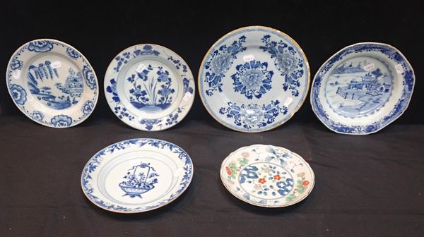 SIX CHINESE PLATES