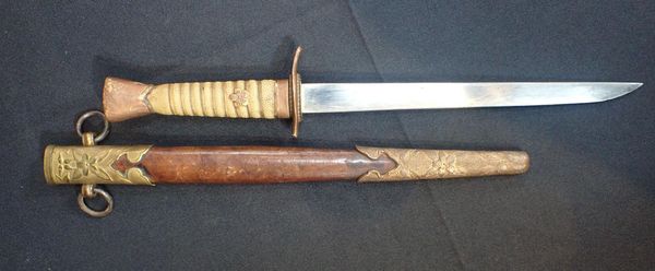 A JAPANESE NAVAL OFFICER'S DAGGER