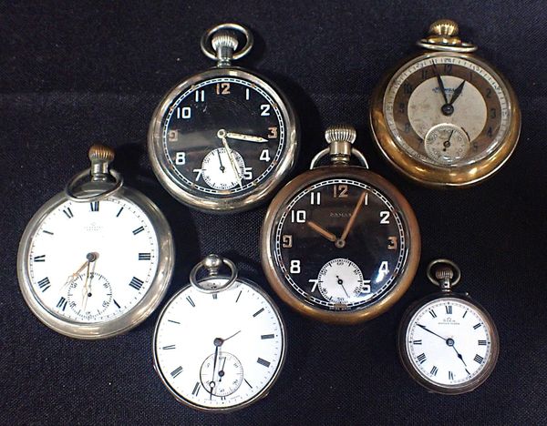 SIX POCKET WATCHES