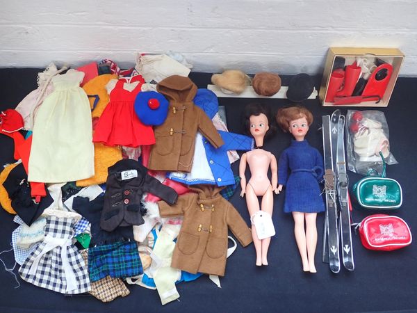 TWO  PEDIGREE VINTAGE SINDY DOLLS