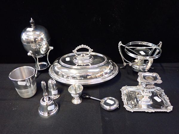 A QUANTITY OF SILVER PLATED WARE