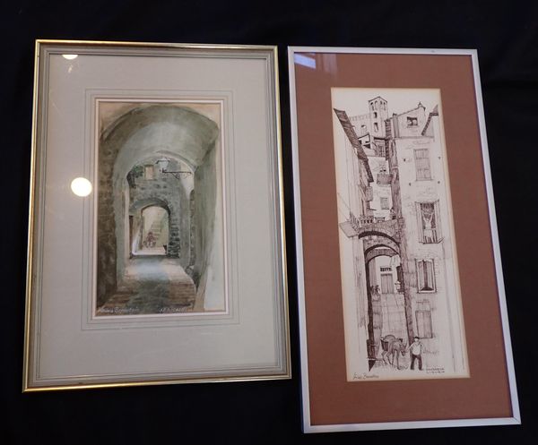 HILDA BERNSTEIN, 1915 - 2006:  'DOLCEAQUA LIGURIA'