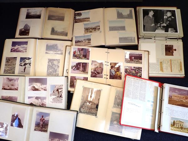 A COLLECTION OF VINTAGE COLOUR PHOTOGRAPH ALBUMS